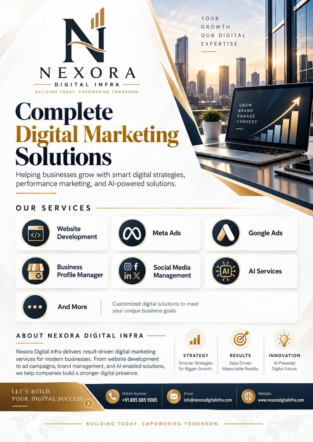 Complete Digital Marketing Solutions by Nexora Digital Infra