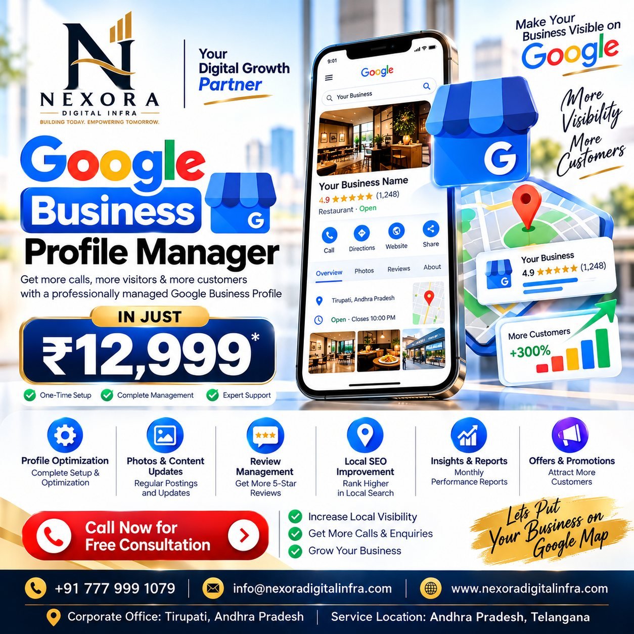 Google Business Profile Manager by Nexora Digital Infra