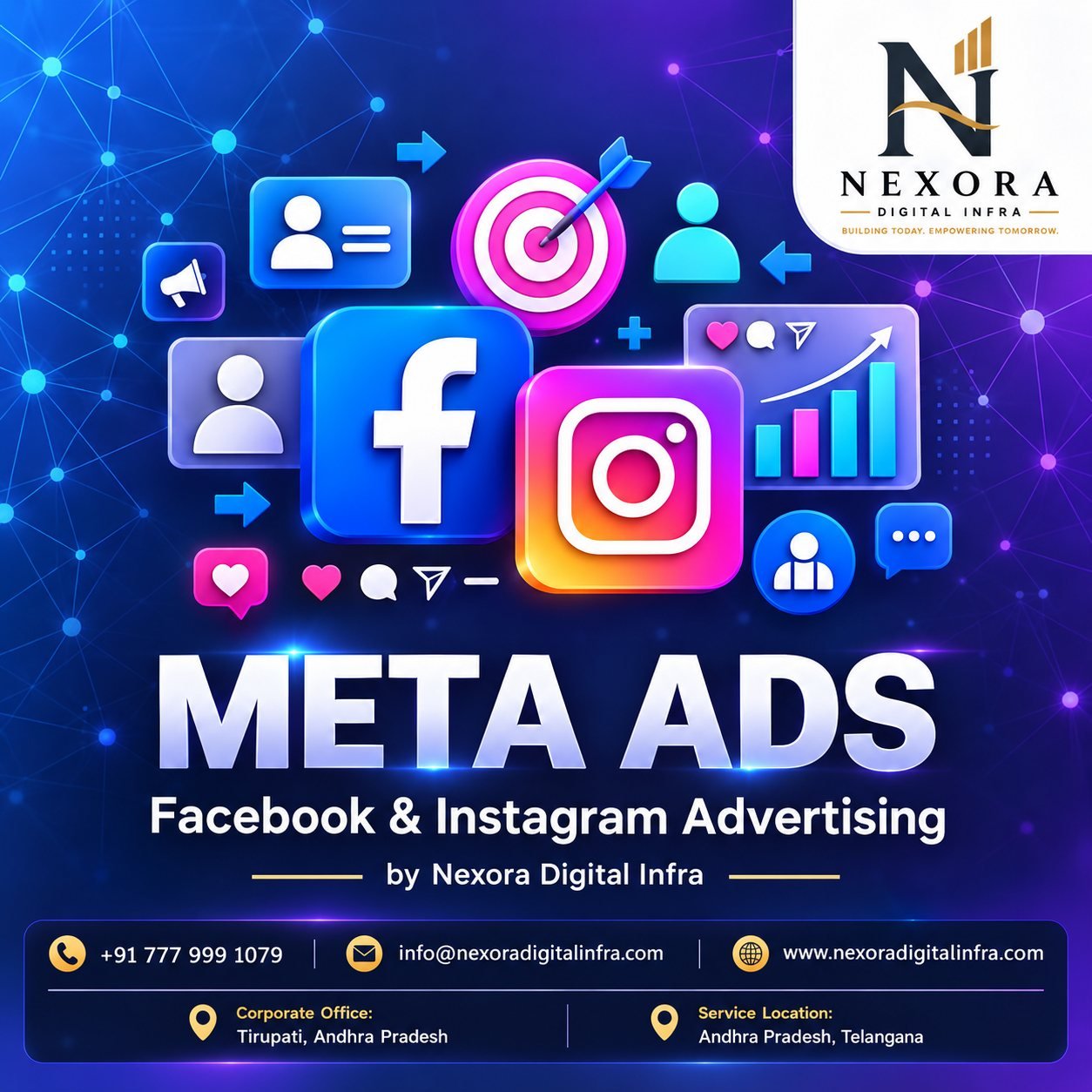 Facebook & Instagram Advertising by Nexora Digital Infra